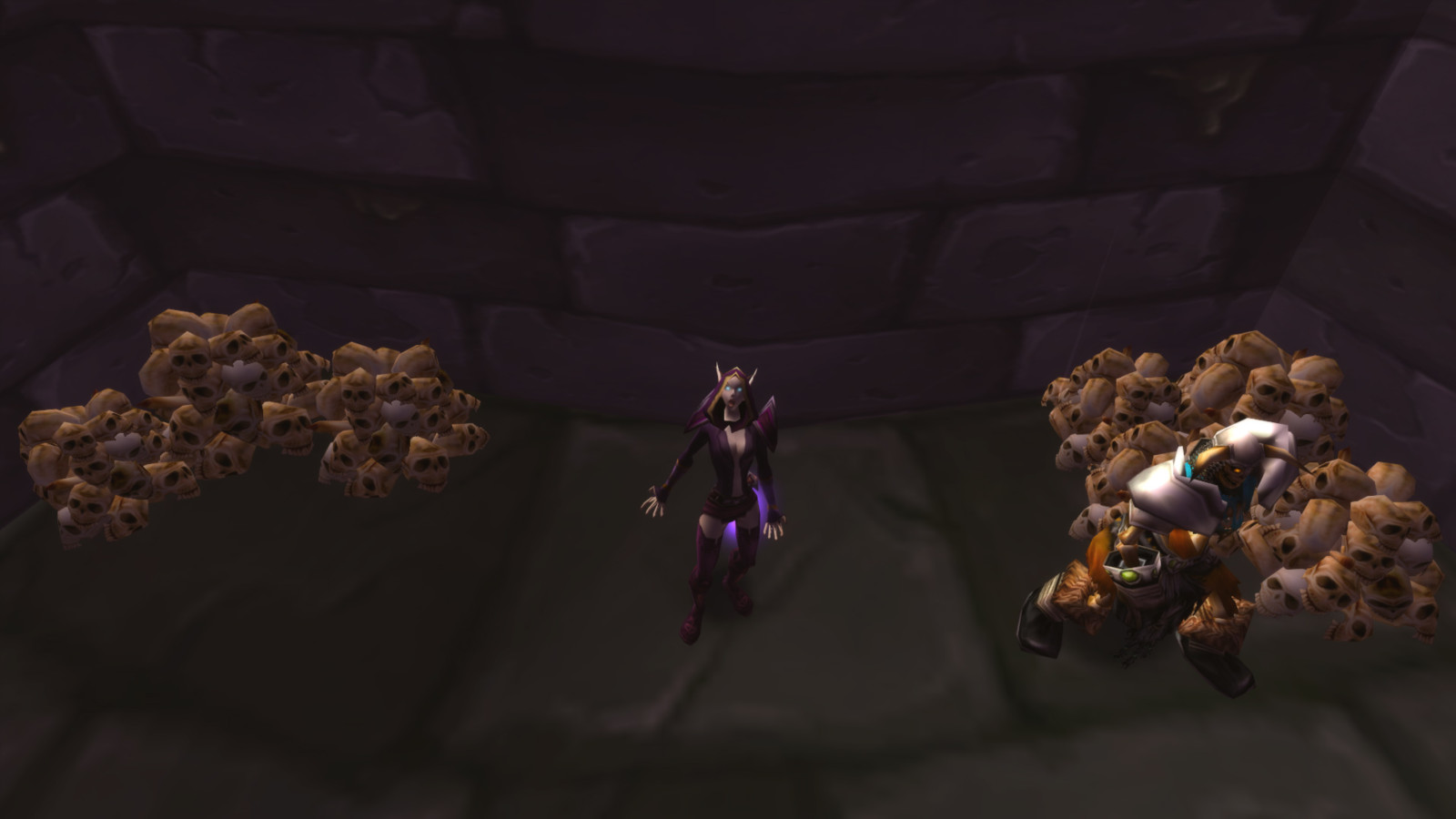 Piles of skulls and the Faithful servant